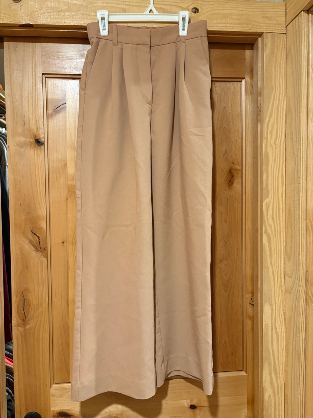 Abercrombie & Fitch Rust-Tan High Waist Trousers